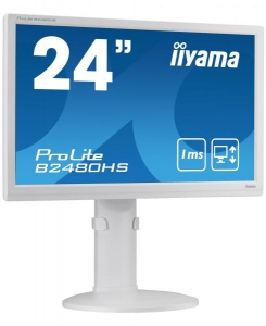 iiyama ProLite B2480HS-W2 LED display 59,9 cm (23.6\") 1920 x 1080 Pixels Full HD Wit