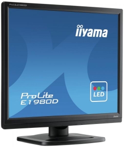 iiyama ProLite E1980D-B1 LED display 48,3 cm (19\") 1280 x 1024 Pixels XGA Zwart