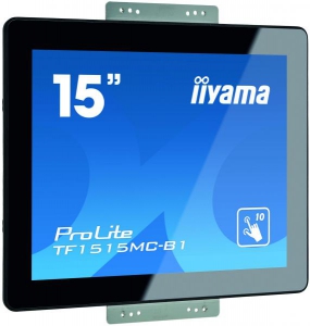 iiyama ProLite TF1515MC-B1 touch screen-monitor 38,1 cm (15\") 1024 x 768 Pixels Zwart Multi-touch