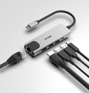 5-in-1 USB-C Hub + HDMI/Lan