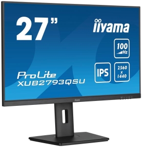 iiyama ProLite XUB2793QSU-B6 LED display 68,6 cm (27\") 2560 x 1440 Pixels Quad HD Zwart