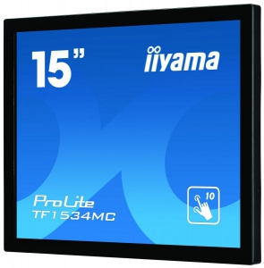 iiyama ProLite TF1534MC-B6X touch screen-monitor 38,1 cm (15\") 1024 x 768 Pixels Zwart Multi-touch Multi-gebruiker