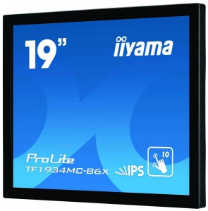 iiyama ProLite TF1934MC-B6X touch screen-monitor 48,3 cm (19\") 1280 x 1024 Pixels Zwart Multi-touch Multi-gebruiker