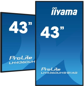 iiyama PROLITE Digitaal A-kaart 108 cm (42.5\") LED Wifi 500 cd/m² 4K Ultra HD Zwart Type processor Android 11 24/7