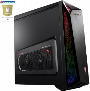 MSI Infinite X Plus 9SD-480MYS Intel® 9de generatie Core™ i7 i7-9700KF 16 GB DDR4-SDRAM 2512 GB HDD+SSD Desktop Zwart PC Windows