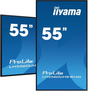 iiyama PROLITE Digitaal A-kaart 139,7 cm (55\") LED Wifi 500 cd/m² 4K Ultra HD Zwart Type processor Android 11 24/7