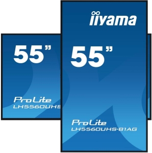 iiyama PROLITE Digitaal A-kaart 139,7 cm (55\") LED Wifi 500 cd/m² 4K Ultra HD Zwart Type processor Android 11 24/7
