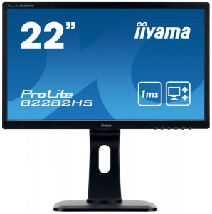 iiyama ProLite B2282HS-B1 computer monitor 54,6 cm (21.5\") 1920 x 1080 Pixels Full HD LED Zwart