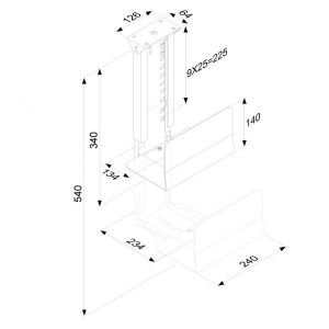 PC Deskmount Black