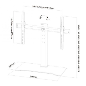 Flatscreen Desk Mount (stand/foot)