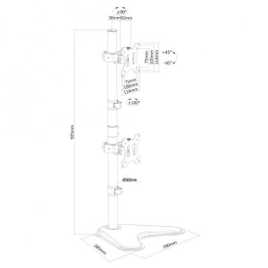 Flatscreen Desk Mount stand