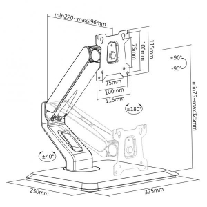 Flat Screen Desk Mount (stand)