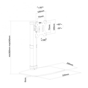 Flat Screen Desk Mount stand