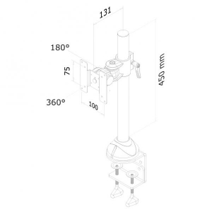 LCD/TFT deskmount pivot >26inch