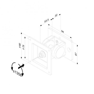 Flatscreen Toolbar Mount for FPMA-DTB100