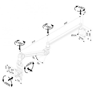 Medical Flat Screen Wall Mount 10-27I