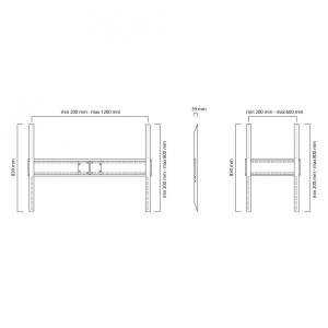 Flatscreen Wall Mount LFD fixed