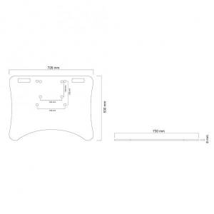 Fixed Floor Plate for PLASMA-M2500/W2500