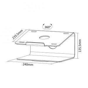 Laptop Desk Stand ergonomic rotatable