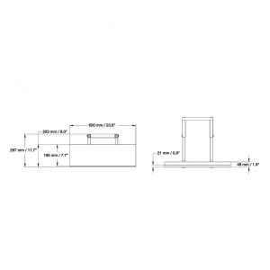 Keyboard Shelf for PL M2500/W2500-series