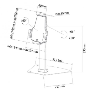 Tablet Desk Stand fits most 79-105