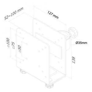 Universele houder - FPMA-D935-series sil