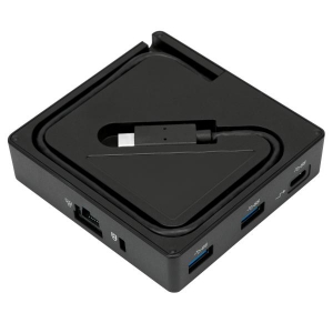 Targus DOCK412REU notebook dock & poortreplicator Bedraad USB 3.2 Gen 1 (3.1 Gen 1) Type-C Zwart