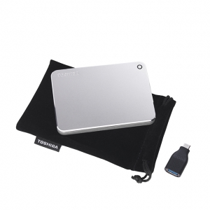 Toshiba Canvio Premium 2TB externe harde schijf 2000 GB Metallic, Zilver