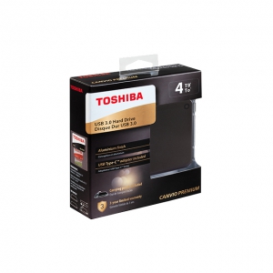 Toshiba Canvio Premium externe harde schijf 4000 GB Grijs