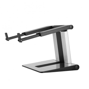 Foldable laptop stand - Silver/ black