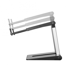 Foldable laptop stand - Silver/ black