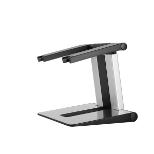 Foldable laptop stand - Silver/ black