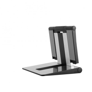 Foldable laptop stand - Silver/ black