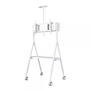 Mobile Flat Screen Floor Stand W 110-114