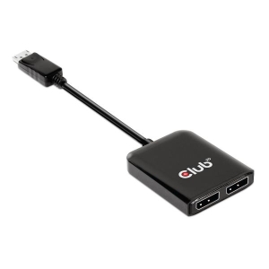 CLUB3D Multistream Transport (MST) Hub DisplayPort™1.4 naar DisplayPort™1.4 Dual Monitor 4K60Hz M/V