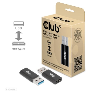 CLUB3D USB 3.2 Gen1 Type A to USB 3.2 Gen1 Type C Adapter M/F