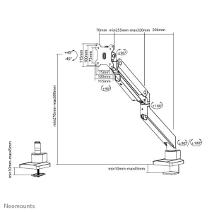 Neomounts by Newstar Select monitor bureausteun