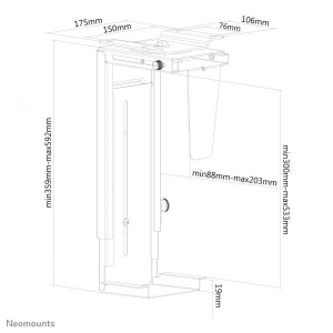 Neomounts by Newstar Select cpu houder