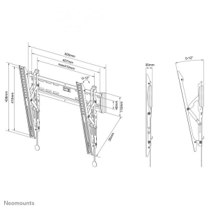 Neomounts by Newstar Select tv wandsteun