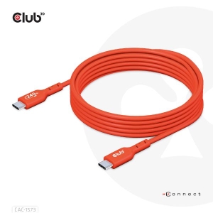 CLUB3D USB2 Type-C Bi-Directional Cable, Data 480Mb,PD 240W(48V/5A) EPR M/M 2m USB IF GECERTIFICEERD