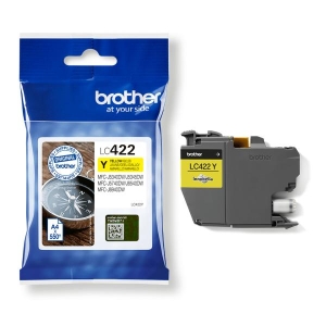 Brother LC422Y inktcartridge 1 stuk(s) Origineel Geel