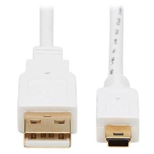 Tripp Lite U030AB-006-WH USB-kabel 1,83 m USB 2.0 USB A Mini-USB B Wit