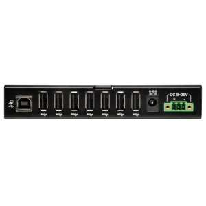 Tripp Lite U223-007-IND interface hub 480 Mbit/s Zwart