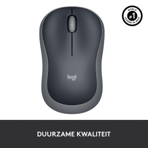 Logitech M185 muis Ambidextrous RF Draadloos Optisch 1000 DPI