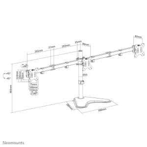 Neomounts by Newstar monitor bureausteun