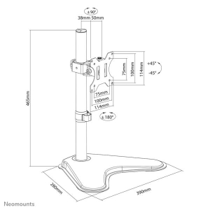 Neomounts by Newstar monitor bureaustandaard