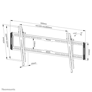 Neomounts by Newstar tv wandsteun