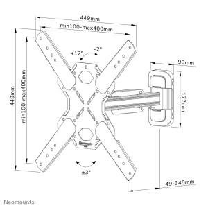 Neomounts by Newstar Select Neomounts tv wandsteun