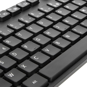 Targus AKB30FR toetsenbord USB AZERTY Frans Zwart