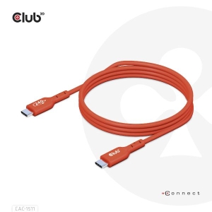 CLUB3D USB2 Type-C Bi-Directional USB-IF Certified Cable Data 480Mb, PD 240W(48V/5A) EPR M/M 1m / 3.23 ft